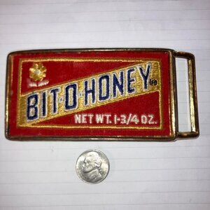 Vintage Bit O Honey belt buckle